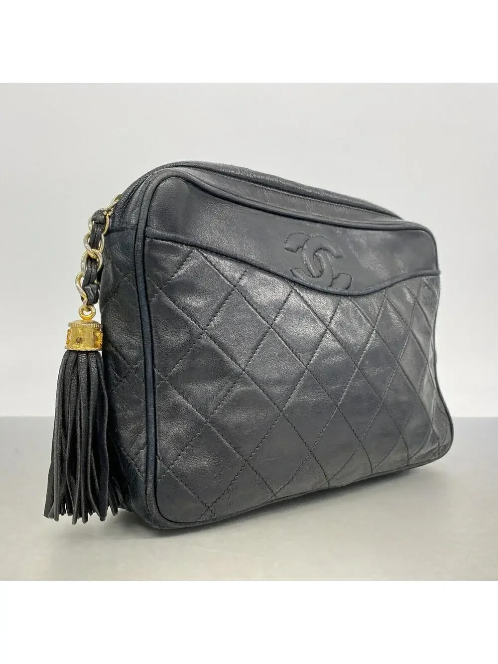 Chanel Vintage Camera Tassel Bag #342056C18B